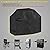 EPESTOEC Grill Cover, 58 Inch Black Grill Cover for Outdoor Grill,BBQ Cover, Waterproof & UV Resistant, Gas Grill Cover, Convenient Durable Ripstop, for Weber, Char Broil, Nexgrill and More Grills