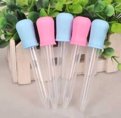 Mini Baby The Baby Store Silicone Baby Medicine Feeder Dropper Graduated Pipette Liquid Food Dropper 5Ml (Pack Of 5),White-image-19