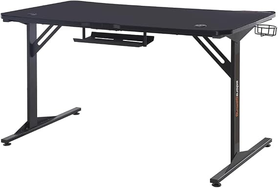 Advent-X Player and Computer Desk-Black 140x76x70 cm