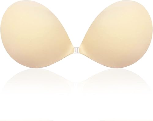 MITALOO Adhesive Bra Invisible Sticky Strapless Push up Backless Reusable Silicone Covering Nipple Bras