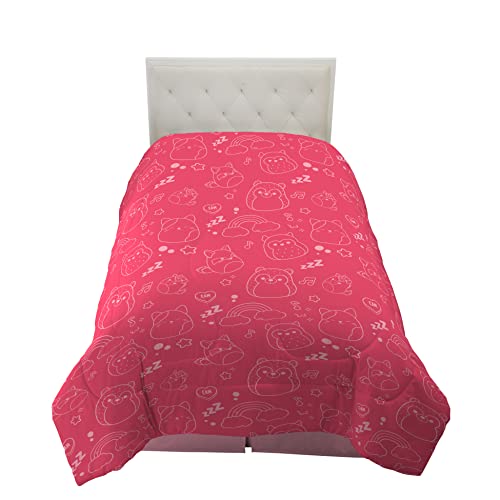 Image of Squishmallows Bedding Super Soft Microfiber Reversible Comforter, Twin, (Official Licensed Product) by Franco