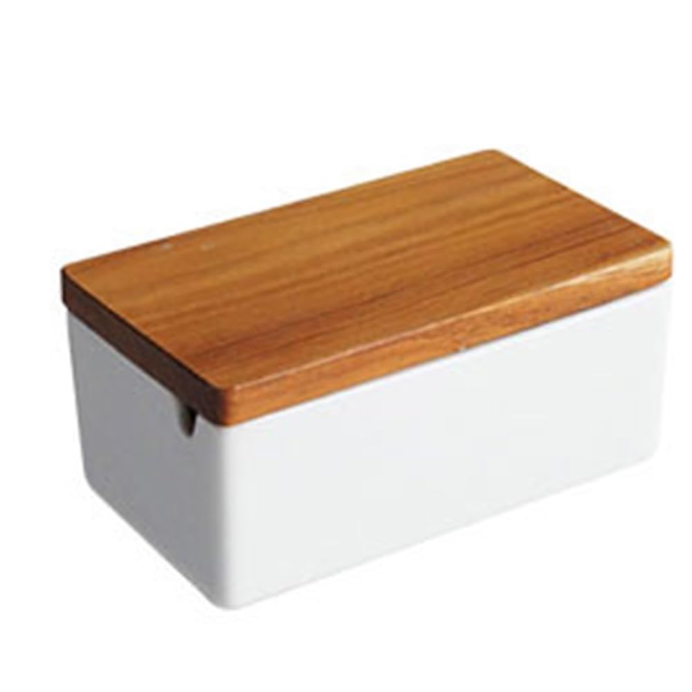 Zyyanshop One Color Butter Dish Butter Dish With Lid Made Of Ceramic Multifunctional Storage Container For The Kitchen