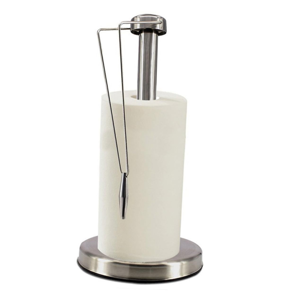 Portarrollos Vertical de Acero Inoxidable de Papel de Cocina para Encimera