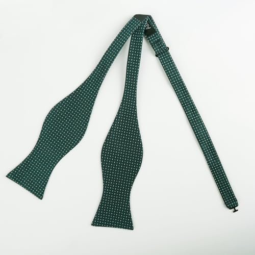 Image of Alizeal Mens 2pcs Solid Self-tied Bow Tie Set