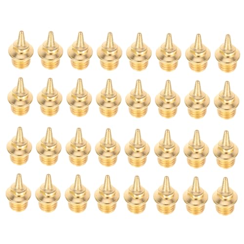 GOOHOCHY 32pcs Spikes Replacement Metal Nails Easy to Screw for Running Shoes Sole