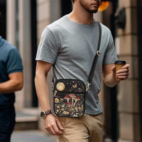 COEQINE Sunset Horse Messenger Bag for Women Crossbody Vintage Designs Leather Shoulder Bag for Ladies for Work3