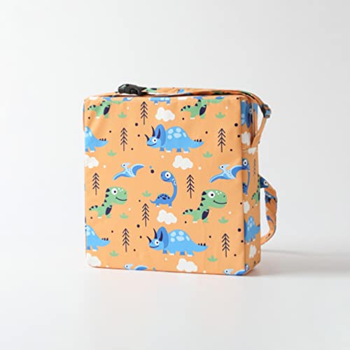 Kisangel Almofada de elevação infantil para cadeira com almofada aumentada de desenho animado dinoss