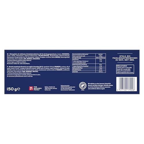 Bahlsen Chokini - 1er Pack - Mürbegebäck mit Schokostückchen und Orangennote (1 x 150 g)