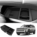 FDAIUN Kompatibel mit Hyundai Santa FE 2024 Mittelkonsole Aufbewahrungsbox Organizer Tray für Armlehne Organizer Mittelarmlehne Handschuhfach Zubehör