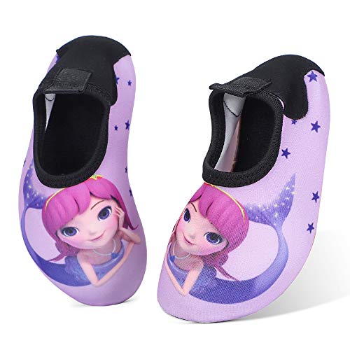 MK MATT KEELY Zapatos de Agua para Niños Niña Chicos Calcetines Playa de Secado Rápido y Antideslizante para Paseo en Playa Buceo Snorkel Kayak Surf EU21-32