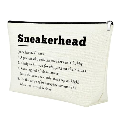 Mxrymvu Sneaker Lover Makeup Bag Gift for Women