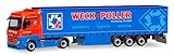 Item package quantity: 1.0 herpa 310314 Mercedes-Benz Actros Bigspace Gardinenplanen-Sattelzug Weck + Poller (Sachsen/Zwickau), Mehrfarbig