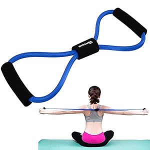Strauss Yoga Soft Chest Expander, (Blue)