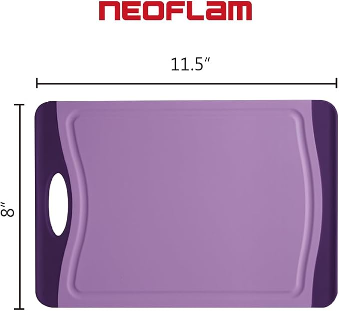 Tabla de cortar rectangular Neoflam Flutto Poly 29.2x20.3 cm miniatura 3