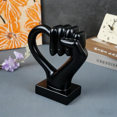 Escultura de Mano Heart Eclectic para Decoración Hogar miniatura 3