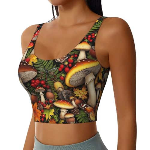Womens Summer U-Shaped Back Sports Bra Tank Underwear