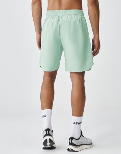 K-Swiss Men's Running Athletic Shorts 8" - Quick Dry Woven Workout Shorts for Gym Tennis Active Sports, Green/Green XS — view 4
