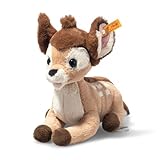 Steiff Kuscheltier Disney Originals Bambi, Süßes Stofftier mit Kunststoffaugen, Kinder, Jungen & Mädchen, Friends, Plüschtier 21 cm, Mehrfarbig, 024689