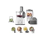 Kenwood MultiPro Express Food Processor FDP65.740WH, Includes 1.5L Blender Bowl and 3L Food Mixer Bowl, Multi Mill, 2 Speeds Plus Pulse Function, 1000W, White