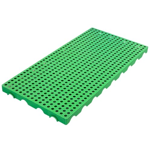Stabilità antiscivolo: la superficie del pallet è progettata per aumentare l'attrito, impedendo lo spostamento di scatole, sacchetti o contenitori, mentre un'ampia area di contatto della base garantisce un posizionamento sicuro e stabile.