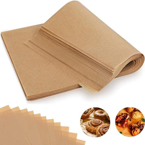 50PCS Greaseproof Paper Sheets, Baking Paper, Parchment Paper, Baking