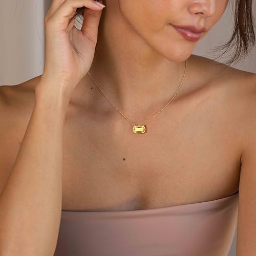 Women's Pendant Necklace,Fashion Jewelry,14K Gold Plated,Birthstone Necklace for Women,Birthday Gifts for Women Mom Wife Friends2