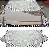 Beschreibung: Lixiaonmkop Auto Auto Vorderer Heckscheibe Visier Windschutzscheibe Blockabdeckung Sonnenschutz UV Schutzauto Sonnenschirm Film Auto Sonnencreme Auto Sonnenblock (Color : 150x70cm Type 2)