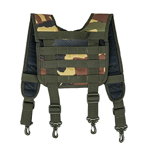 Image of MELOTOUGH Tactical Suspenders for Duty Belt,Breathable Padded Adj H-Harness w /YKK Hooks,Heavy Duty Police Law Enforcement