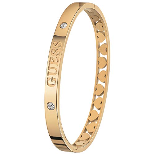 Preisvergleich Produktbild Guess - Bangle-Armreif aus Edelstahl vergoldet Heart