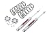 Rough Country 77130 3-inch Lift Kit w/Shocks for 96-02 Toyota 4Runner 4WD