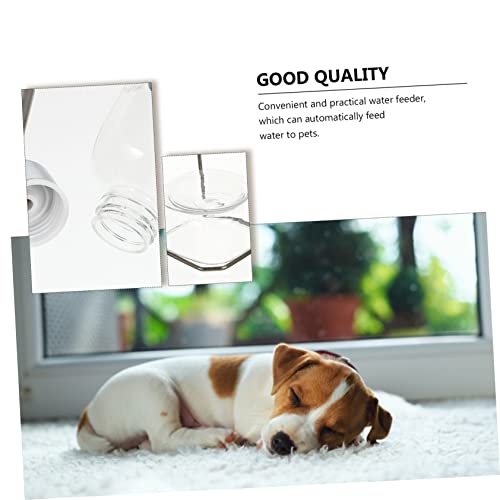 Bebedero para mascotas blanco Yardwe 2 piezas miniatura 6
