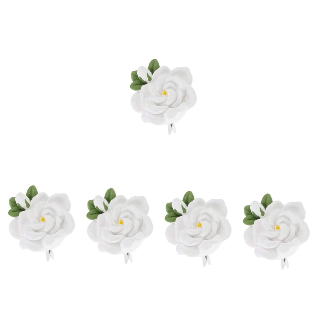 GLEAVI 5pezzi Clip Per Bocchette Aria Forma Di Fiore Decorazione Per Auto Con Profumo Di Installazione Semplice Atmosfera Rinfrescante Per Viaggi Confortevoli