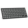 OMOTON Teclado Bluetooth compatible con iPad A16 de 11ª y 10ª generación, iPad 10.2 (9ª/8ª/7ª), iPad Pro de 13/12.9/11 pulgadas, iPad Air/Mini y más dispositivos iOS, negro grafito y gris