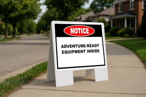 Notice Adventure-Ready Equipment Inside Folding...