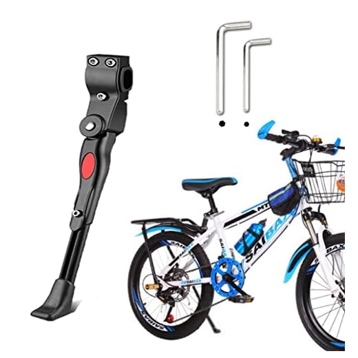 ZOSEN Bike Kickstand for 16 18 20 Inch Kids Bike, Adjustable Rear Mount Bicycle Kick Stand