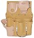 Bucket Boss 55485 Top Grain Leather 8-Pocket Drywall Pouch