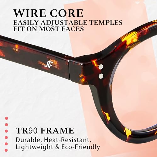 Image of Blue Light Blocking Glasses for Women Men, Square Thick Frame Anti Eyestrain & UV Glare JF6218