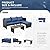 Valita Outdoor Furniture Set 3 Piece Patio Set Patio Conversation Sets Outdoor Sectional Sofa Patio Loveseat Coffee Table with Non-Slip Cushions, Navy Blue