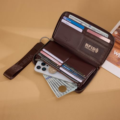 Image of Wrangler Wallet Women RFID Blocking, Gradient Wristlet Wallet for Daily Use