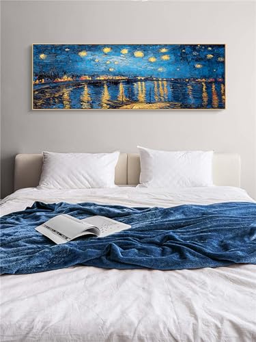 Peinture Diamant Van Gogh Ciel Étoilé : Broderie Cristal de Prestige A-79