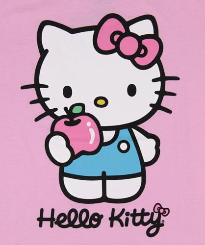 Image of Sanrio Girls' Hello Kitty Pink Short Sleeve Kids Graphic T-Shirt Tee