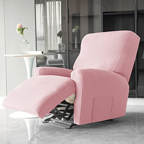 Fundas elásticas con ajuste seguro y bolsillo lateral para sillón reclinable 3