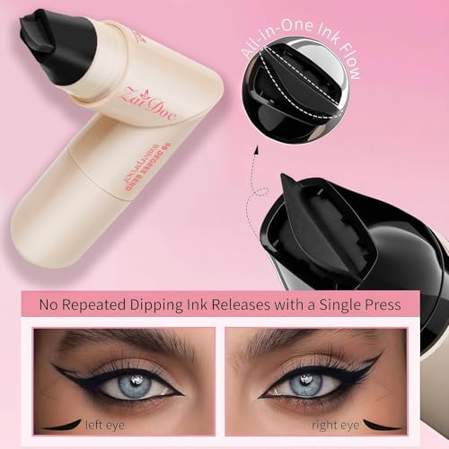 2Packs Stamp Eyeliner Wing Stamp negro 2ml miniatura 6