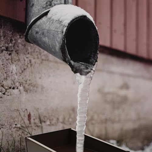 Bac de vidange pour récupération d'eau extérieure contre les flaques
