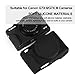 Easy Hood Case for Canon Powershot G7 X Mark III Digital Camera, Soft Silicone Protective Cover with Removable Lens Cover for Canon Powershot G7X Mark III DSLR Camera (Black)