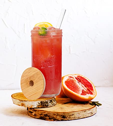 Margaritas et crème glacée en bocal réutilisable à paille - 6