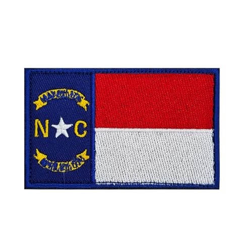 OFC-P North Carolina Flag Patch Tactical Military Patches - Hook
