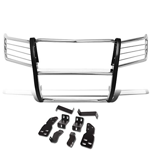 Image of DNA MOTORING GRILL-G-079-SS Stainless Steel Front Bumper Brush Grille Guard Compatible with 07-13 Sierra 1500