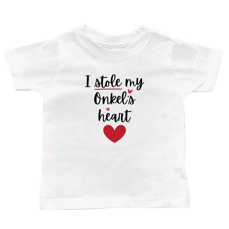 Onkel Themed Toddler T-Shirts, German Uncle, Niece or Nephew Present, Kid Shirt, Valentine's or Father's Day Gift