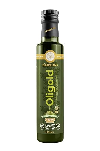 Zühre Ana Oligold Soğuk Sıkım 1500 Ultra Yüksek Polifenollü Naturel Sızma Zeytinyağı 250 Ml